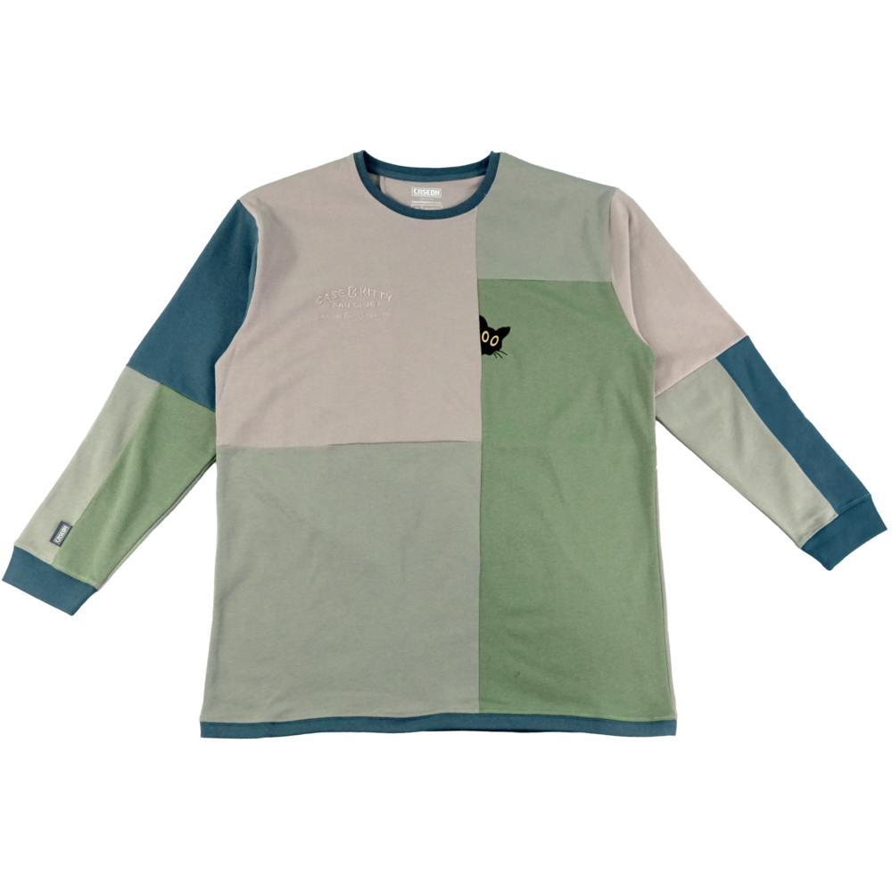 Case & Kitty Fan Club Longsleeve (Tan/Green)
